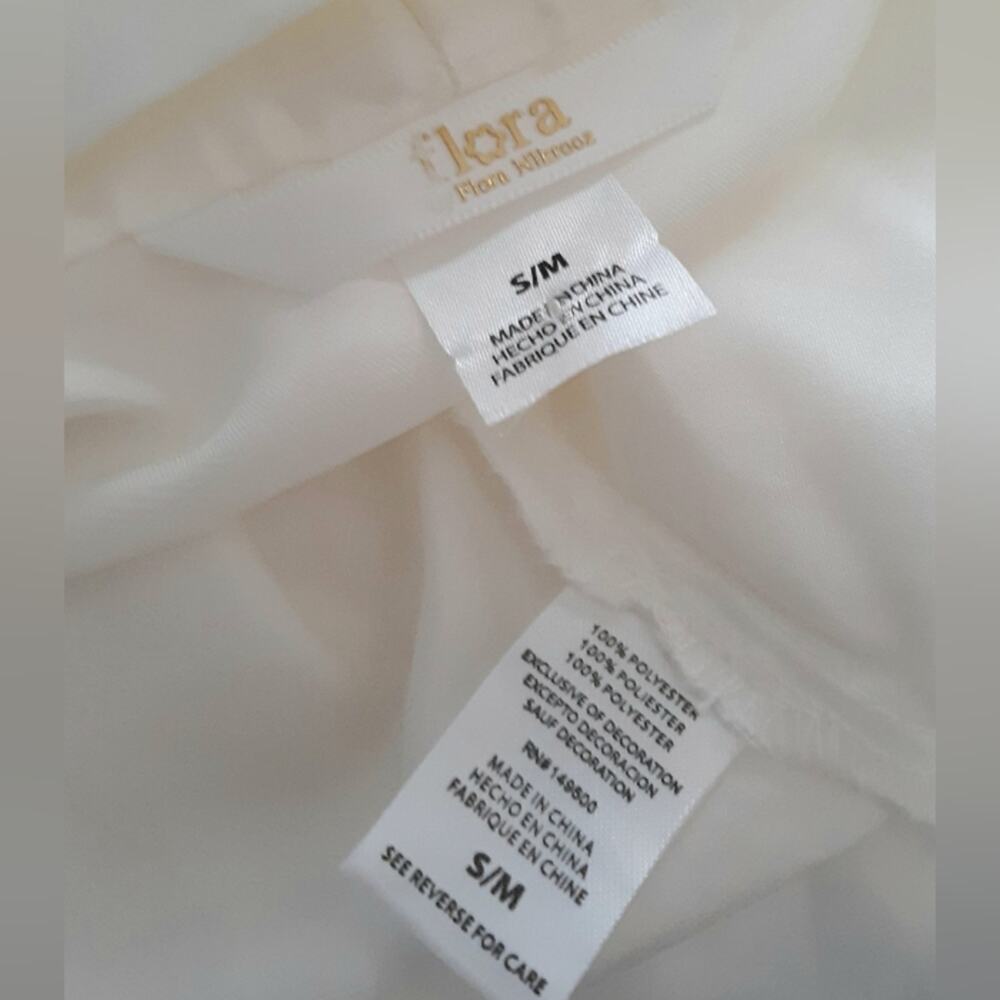 Flora Nic Rooz Feminine Maxi Satin Dressing Robe Bridal Wedding - Picture 6 of 6